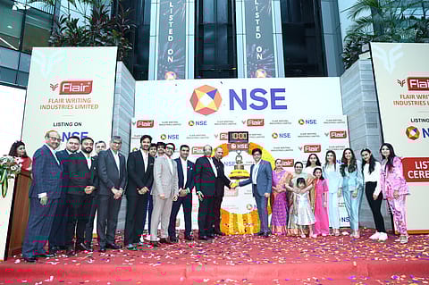Flair Writing Industries shares got listed on NSE today