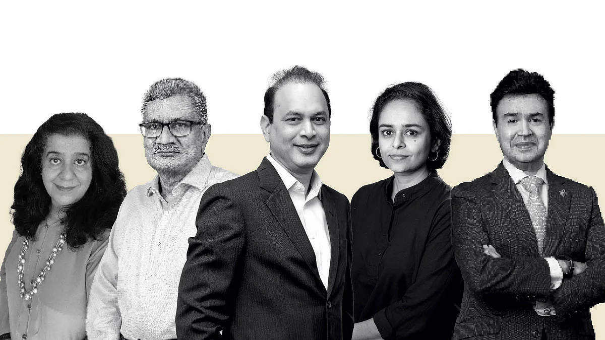 From Left: Devina Mehra, founder, First Global; K.N. Sivasubramanian, ex-CIO, Franklin Templeton; Sunil Singhania, founder & CIO, Abakkus; Vidya Bala, co-founder, primeinvestor.in; and Vijay Chandok, CEO, ICICI Securities