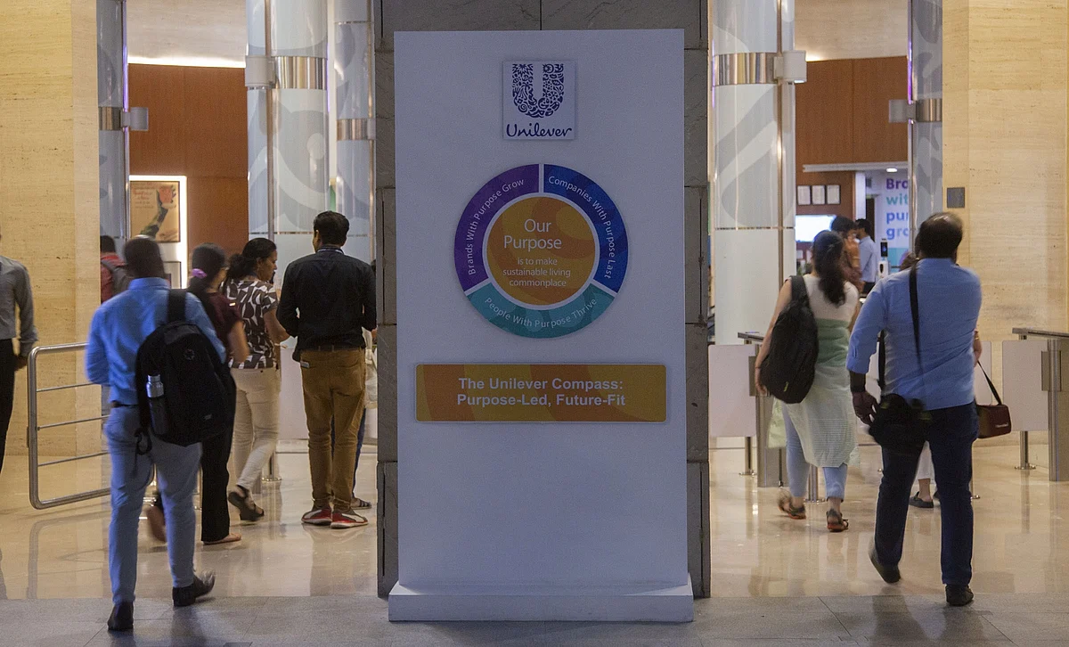 HUL shares fall 3.4% to hit an intraday low of ₹2,523.85 on the BSE