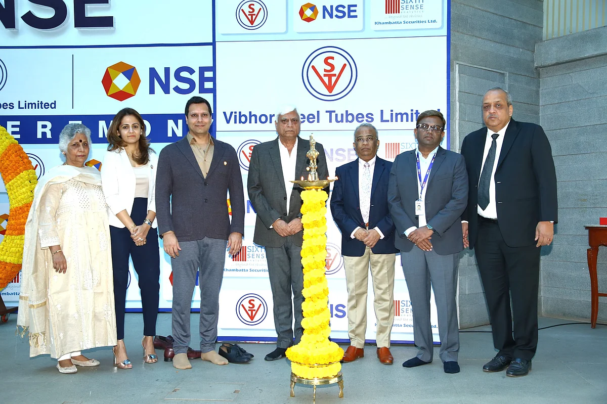 Vibhor Steel Tubes shares made debut on the BSE and NSE today 