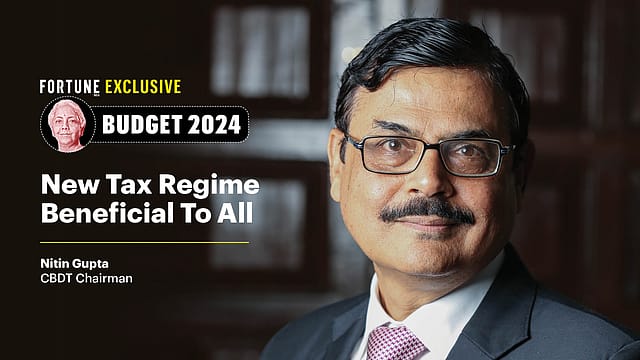 60% taxpayers should move to the new tax regime: CBDT Chairman