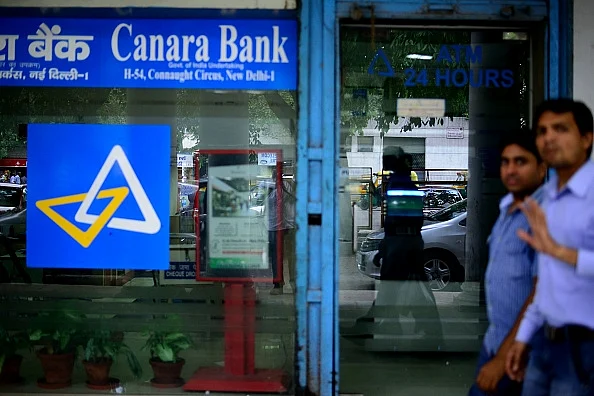 Canara Bank shares ended at ₹578.70, down 0.83% on the BSE