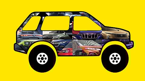 Market share of SUVs in India increased from 16% in 2015 to 49% in 2023