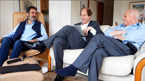 L to R - Olivier Sibony, Cass Sunstein and the late Daniel Kahneman