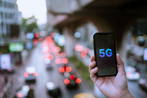 There are a total of 10.5 GHz of 5G airwaves being put on sale today. 