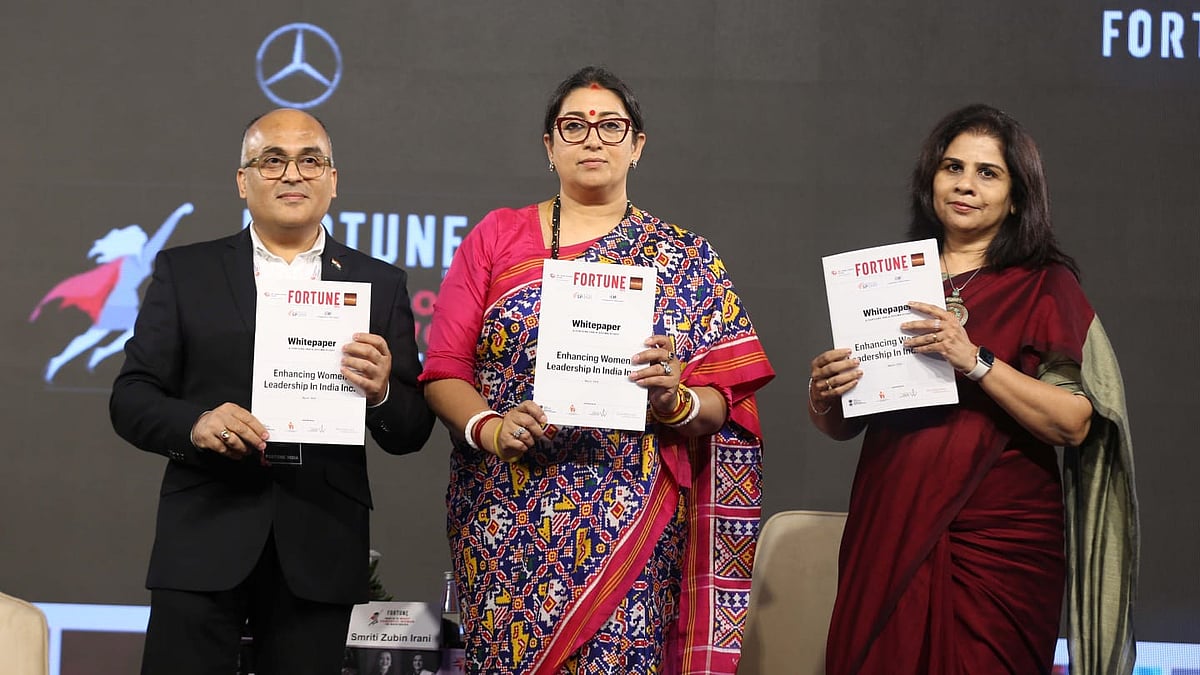 Fortune India’s white paper reflects on realities of women in corporate world: Smriti Irani at MPW