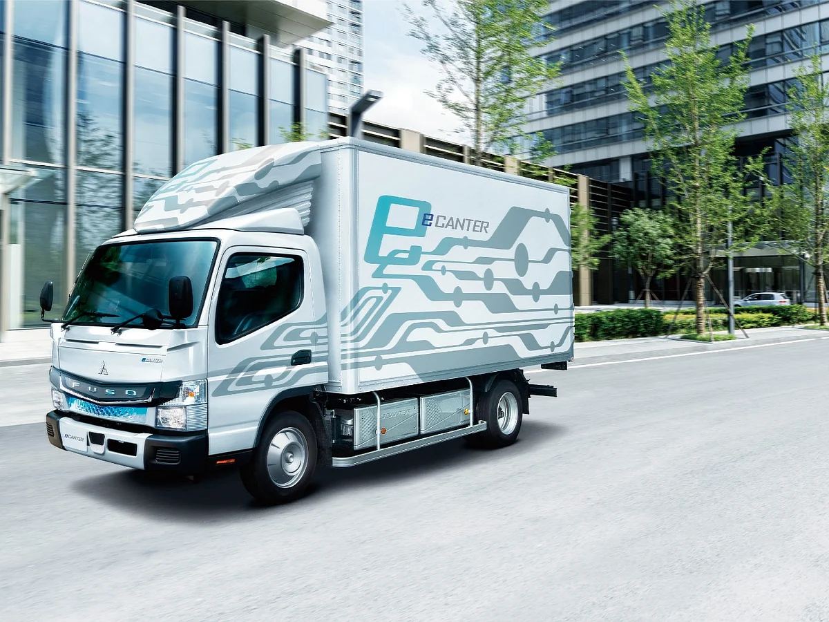 The all-electric eCanter for India is undergoing advanced trials.