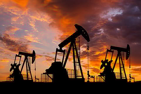 Brent crude oil futures were trading at $76.76 per barrel