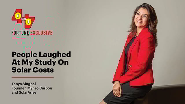 Listing of SolarArise on LSE turning point of career: 40u40 2024 Tanya Singhal