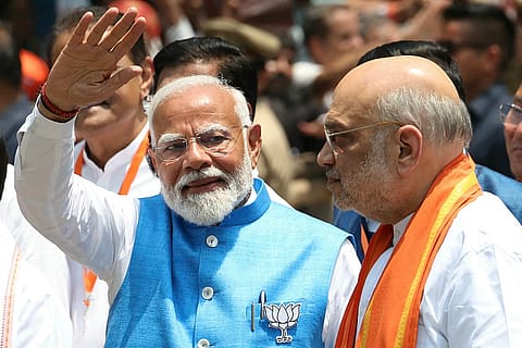 Prime Minister Narendra Modi and Home Minister Amit Shah