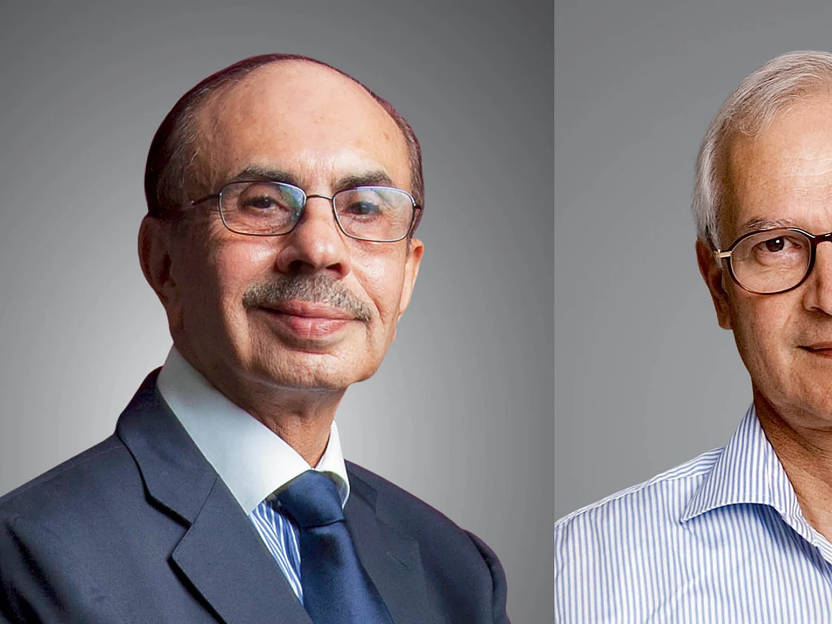Adi Godrej (left) and Jamshyd Godrej.