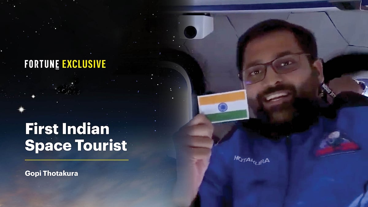 Gopi Thotakura made history as first Indian tourist in space