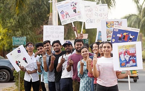 In terms of absolute numbers in the first 2 phases, the data shows, 8.7 lakh additional voters have voted.