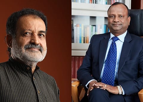 Ace banker Rajnish Kumar and venture capitalist TV Mohandas Pai