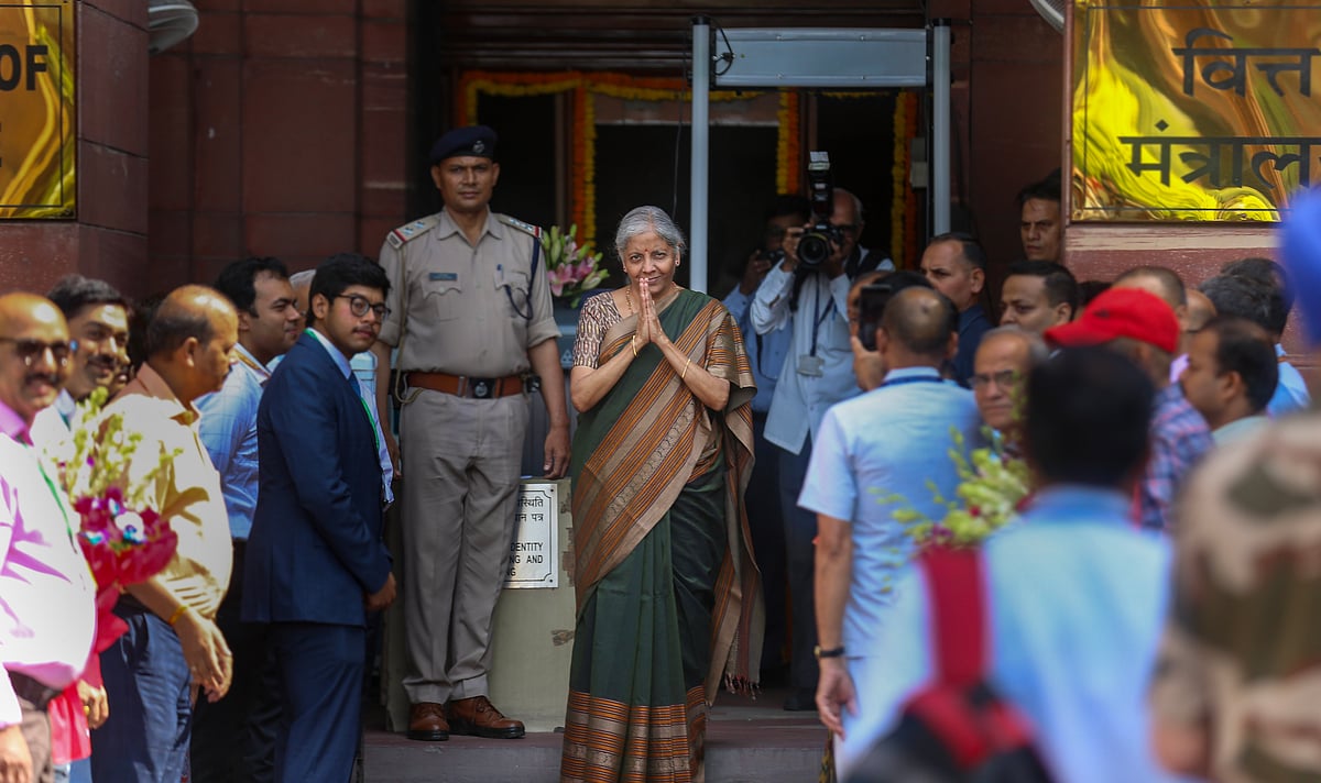 Nirmala Sitharaman takes charge as finance minister
