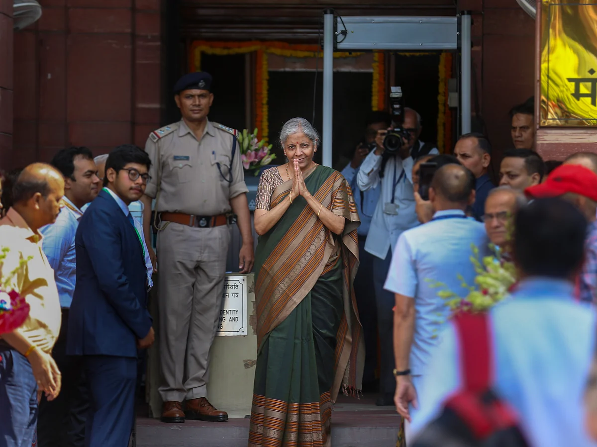 Nirmala Sitharaman assumed charge as the Union Minister of Finance & Corporate Affairs in New Delhi today.