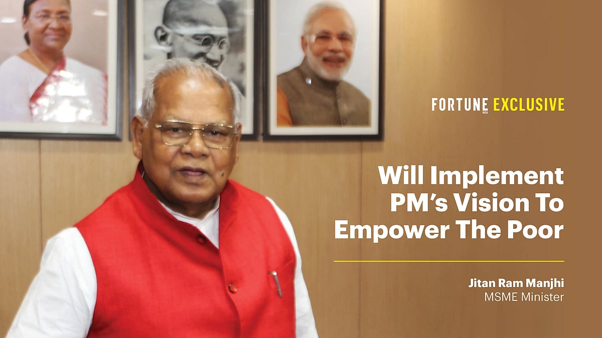 Empowering the poor to be key deliverable of MSME ministry: Manjhi