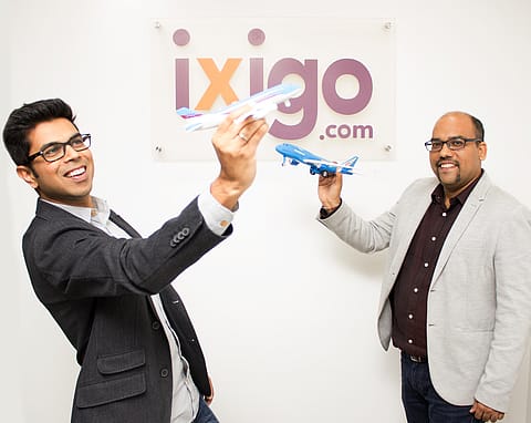 L-R: Rajnish Kumar, Director & Group Co-CEO, ixigo & Aloke Bajpai, Chairman, MD & Group CEO, ixigo