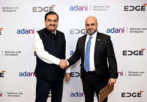 Adani Defence & Aerospace, a part of Gautam Adani-led Adani group signed a deal with UAE-based EDGE Group on Tuesday