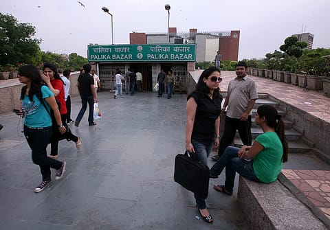 Palika Bazaar suffers from a significant geographical handicap that is intrinsically tied to the dwindling fortunes of its business.