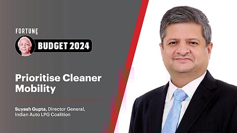 Suyash Gupta, Director General, Indian Auto LPG Coalition