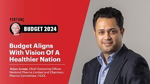 Arjun Juneja, Chief Operating Officer, Mankind Pharma Limited and Chairman, Pharma Committee, FICCI