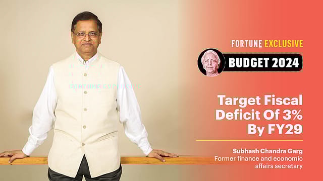 Need new consolidation path to contain fiscal deficit by 2029: Subhash Garg