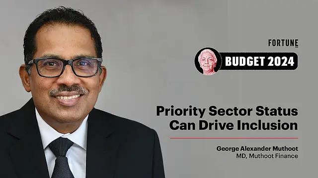 Budget 2024: Gold loan NBFCs need 'Priority Sector' status: Muthoot Finance MD