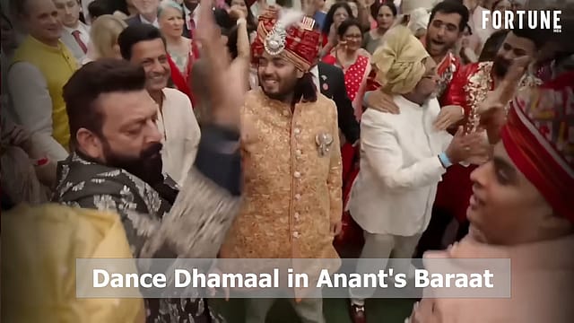 Global stars dance their hearts out in Anant’s Baaraat