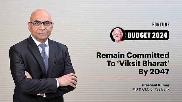 Budget 2024: Provide outlays for inclusive growth: YES BANK MD