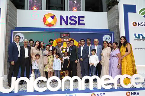 Unicommerce eSolutions and FirstCry Parent Brainbees Solutions got listed on the BSE and NSE today