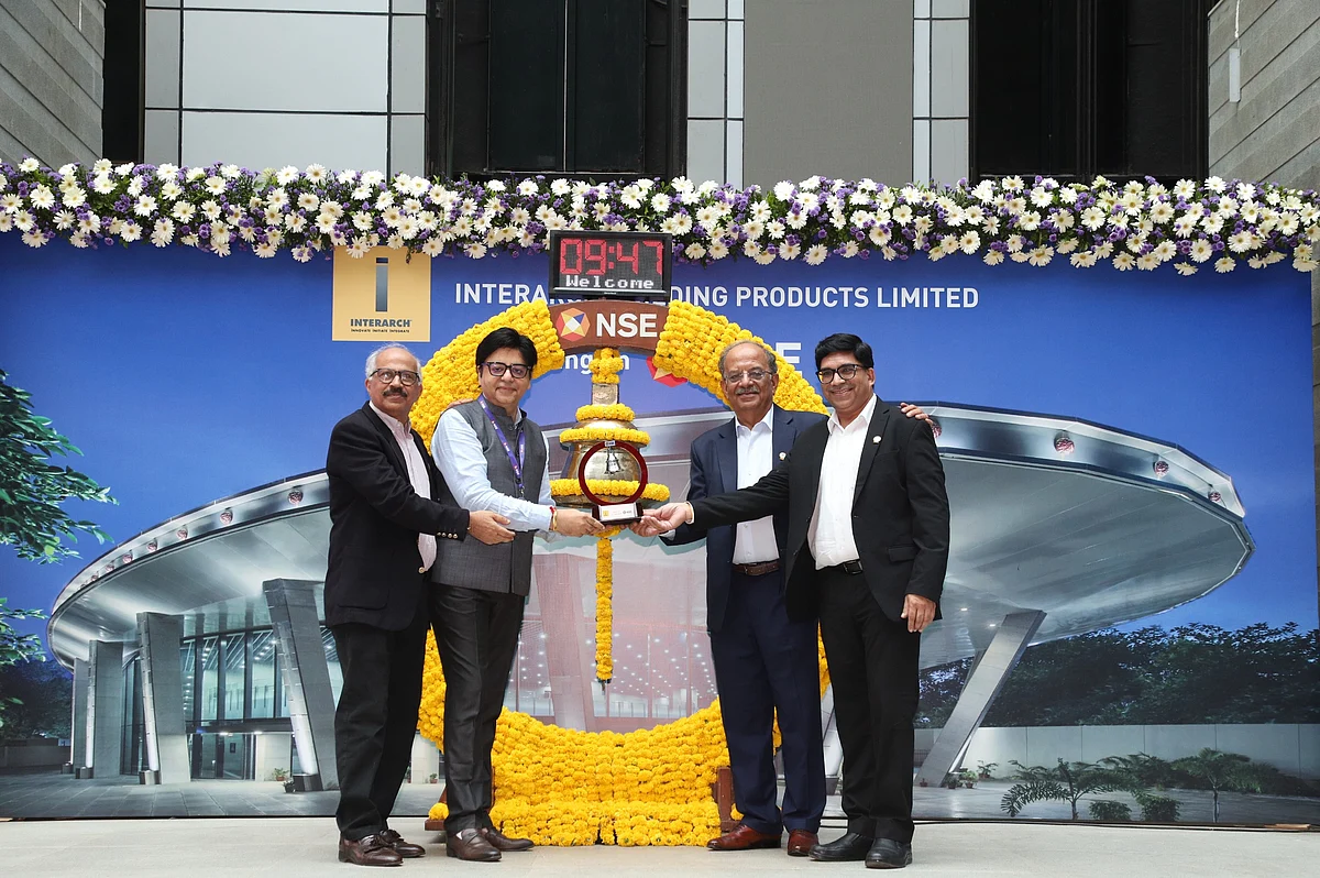 Interarch Building Products Limited got listed on the NSE and BSE today