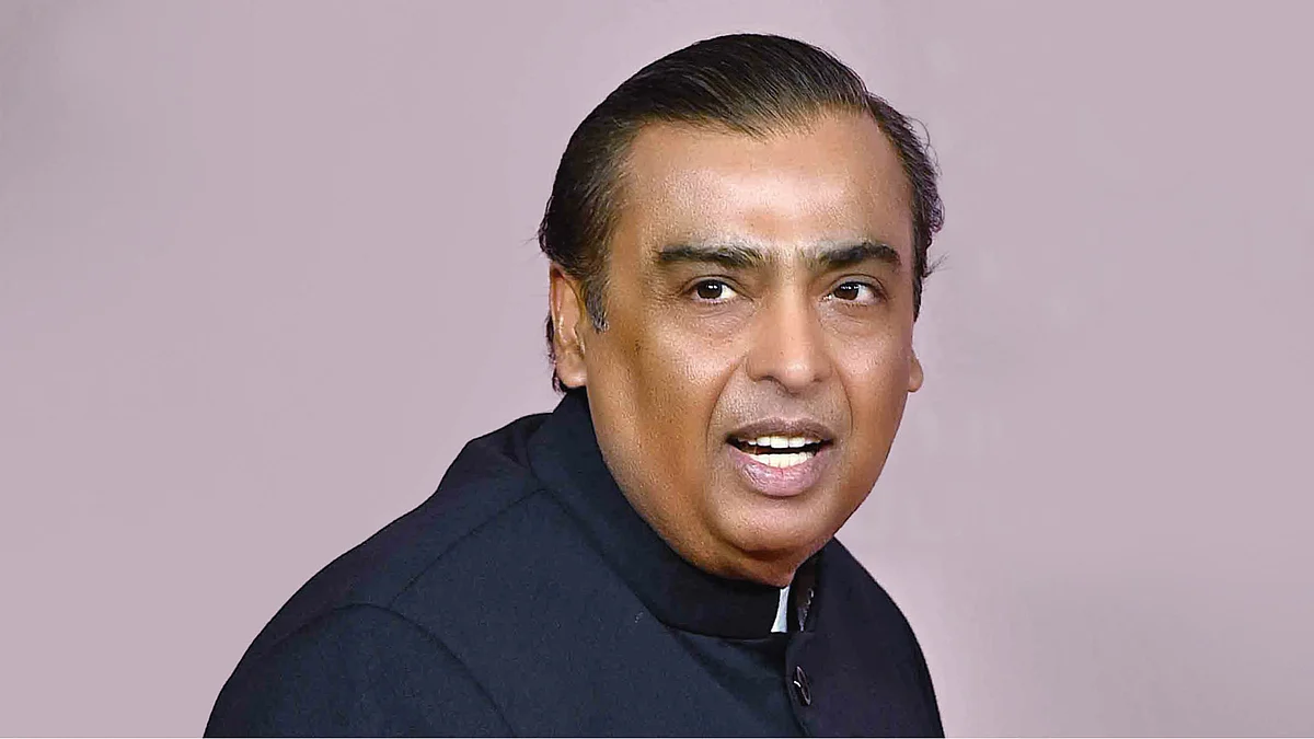 Mukesh Ambani; 
Wealth: ₹10,50,715 crore