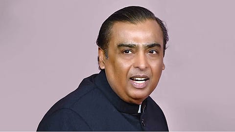 Mukesh Ambani; 
Wealth: ₹10,50,715 crore