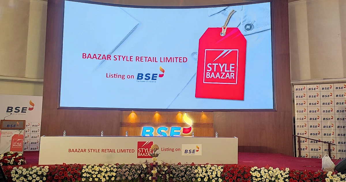 Shares of Baazar Style Retail got listed on the BSE and NSE today 