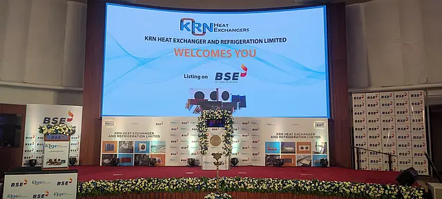Blockbuster debut for KRN Heat Exchanger; shares list at 118% premium over IPO price