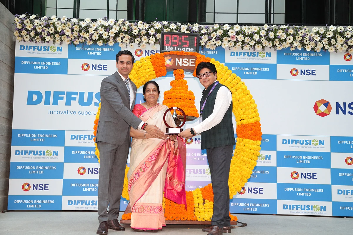 Diffusion Engineers shares made debut on the NSE and BSE today. 