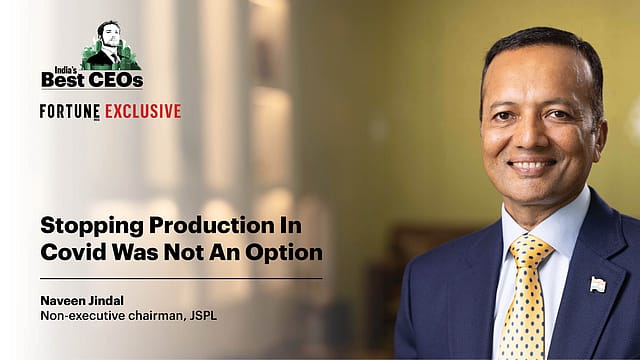 Shareholder returns, low debt make me content: Naveen Jindal