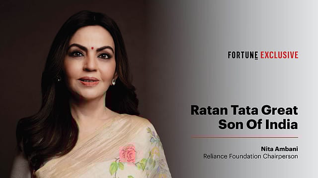 Visionary industrialist who strove for society's greater good: Nita Ambani