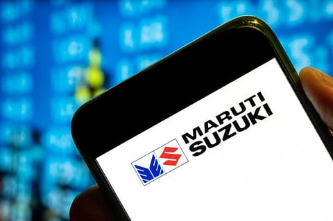 Maruti Suzuki shares were trading 1.22% lower at ₹11,817.20, with a market cap of ₹3,71,535.81 crore