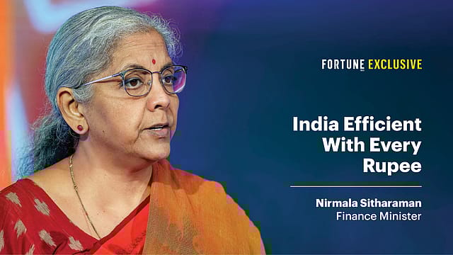 India saved pilferage of $40 bn with DBT  in 8 yrs: FM Sitharaman