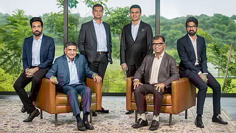 From Left: Aman Mehta, Sudhir Mehta, Varun Mehta, Jinal Mehta, Samir Mehta and Shaan Mehta
