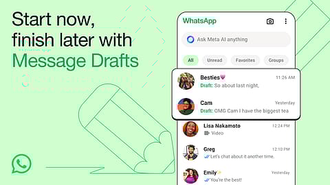 With the introduction of this feature, unsent messages are labelled as drafts, making it easier and quicker to identify them.