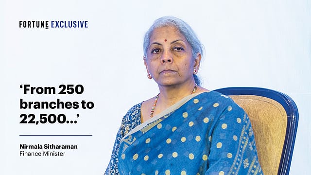 Nirmala Sitharaman lauds SBI for driving India’s banking revolution