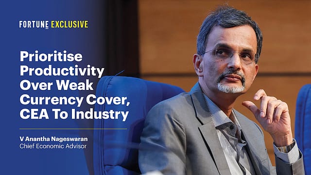Must not use weak exchange rate as a guard against industrial inefficiencies: CEA