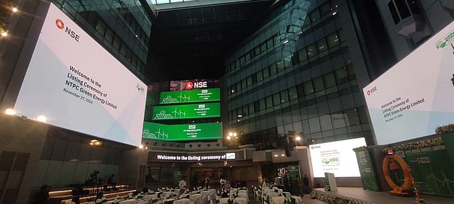 NTPC Green Energy shares list at 3% over IPO price