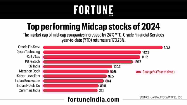 Top Performing MidCap Stocks of 2024