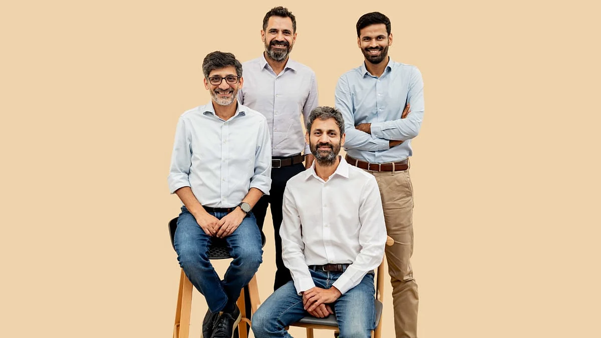 (From left) Alok Goyal, Ritesh Banglani, Rahul Chowdhri, Naman Lahoty, the founder partners of Stellaris Venture Partners.