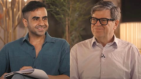 Zerodha co-founder Nikhil Kamath and AI pioneer Yann LeCun