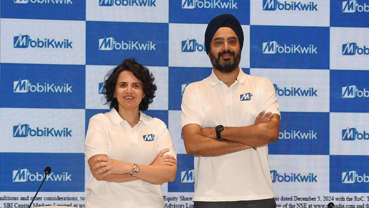 Founded by Bipin Preet Singh and Upasana Taku, MobiKwik to raise ₹572 crore via IPO